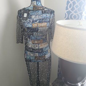 Mesh See-through Dress